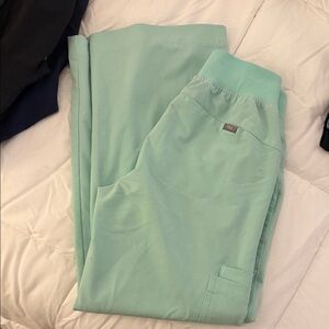 FIGS Isabel High Waisted PETITE Pants - Mariner